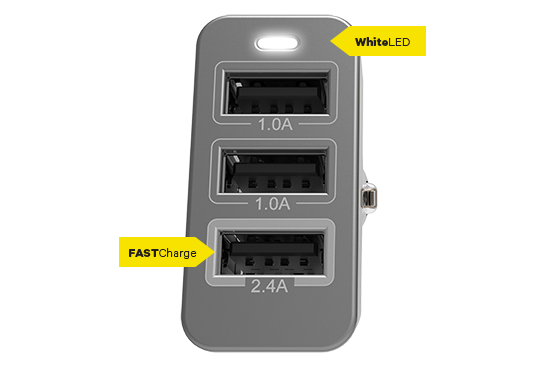 KANEX 3 Port Car Charger