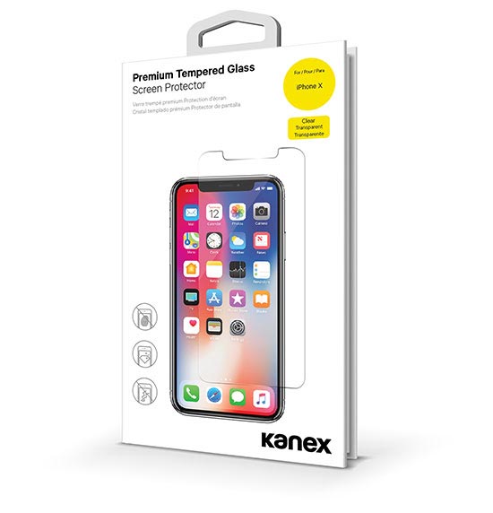 Kanex Premium Tempered Glass Screen Protector For Apple Iphone X Xs