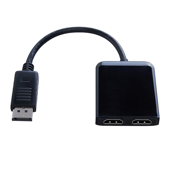 Kanex iAdapt DisplayPort™ to Dual HDMI™ Adapter with 4K Support