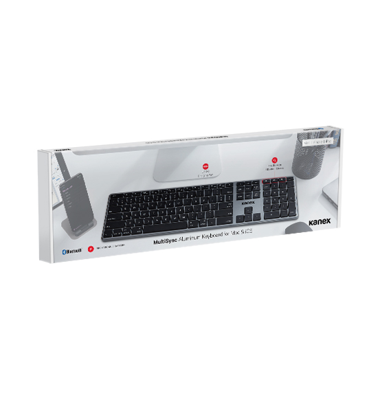 Teclado inalámbrico kanex 2025 multisync para dispositivos apple