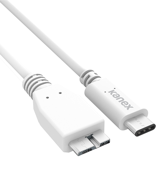 Kanex USB-C to Micro-B 4 - White
